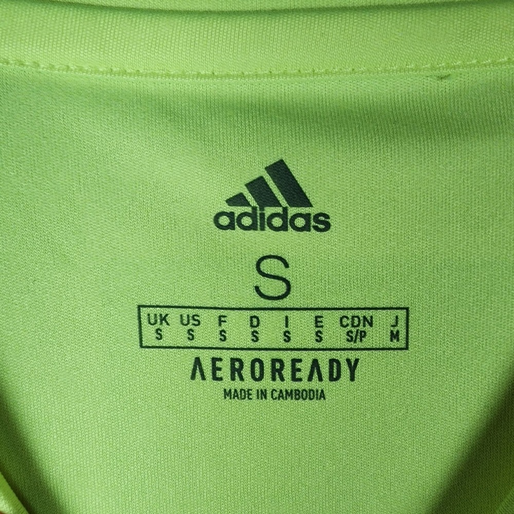 Adidas Goalkeeper Jersey Mens S Aeroready Yellow Black Padded Soccer EUC - Picture 6 of 8